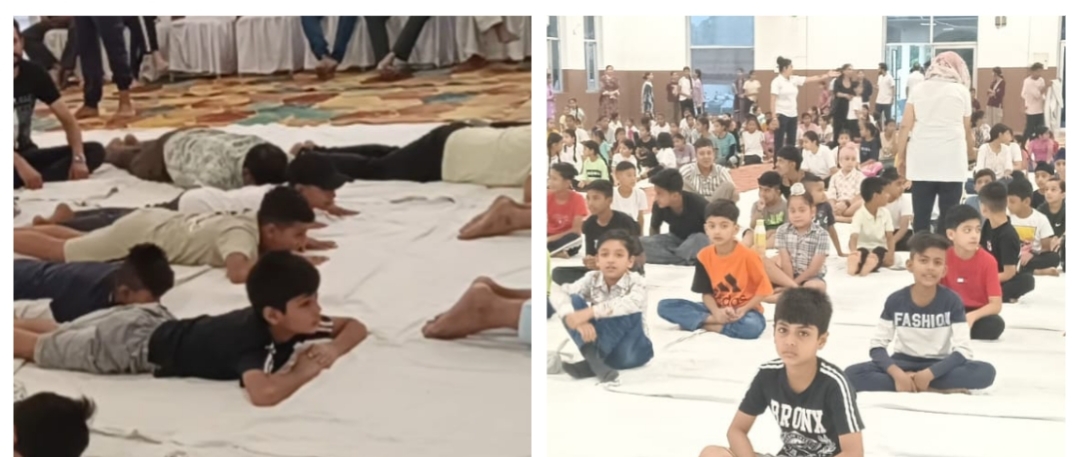 Yoga promotes holistic development in children.